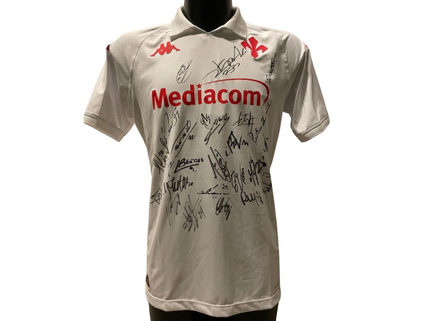 Fiorentina Official Shirt, 2024/25 - Signed by the Squad with video evidence