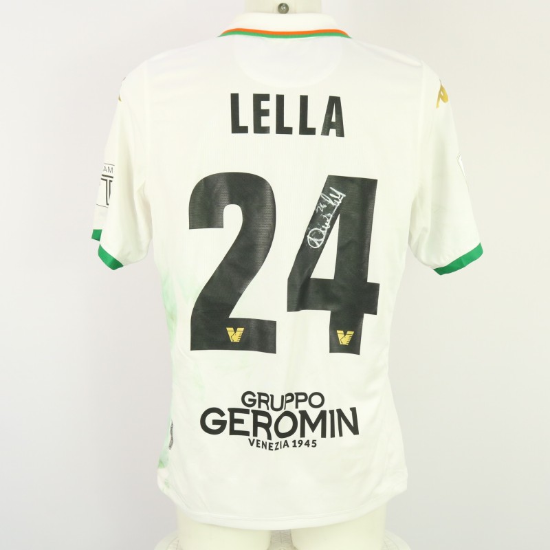 Lella's Unwashed Signed Shirt, Venezia vs Feralpisalò 2024 "Team E1 Drogba"