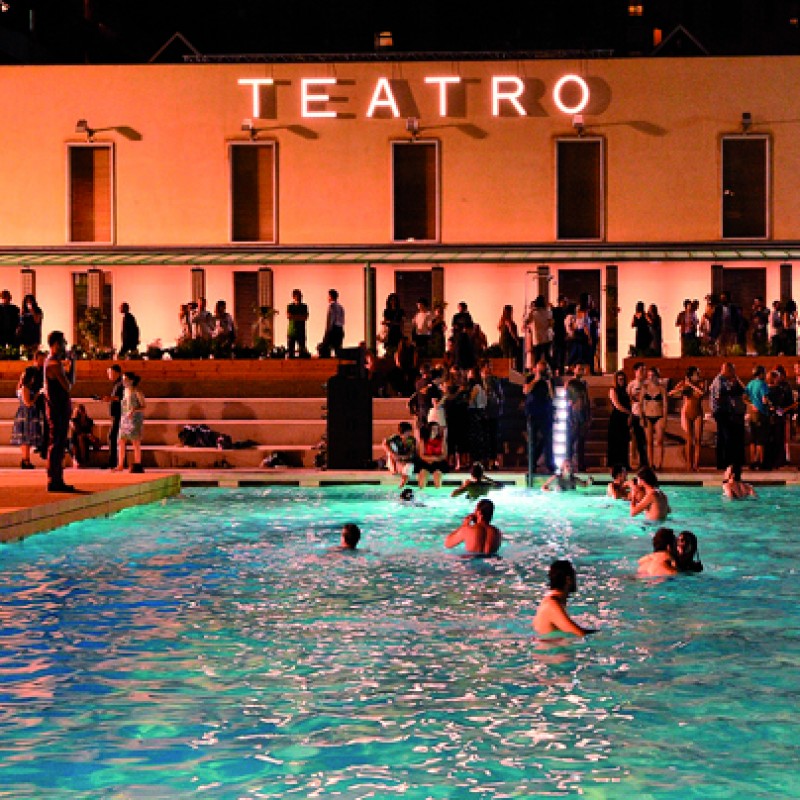 Visit the new swimming pool and the Theatre Franco Parenti with director Andrée Ruth Shammah