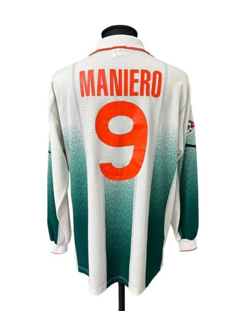 Maniero's Match-Issued Shirt Venezia 1999/00