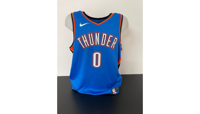 RUSSELL WESTBROOK AUTOGRAPHED JERSEY GAI legit for Sale in Tulsa, OK -  OfferUp