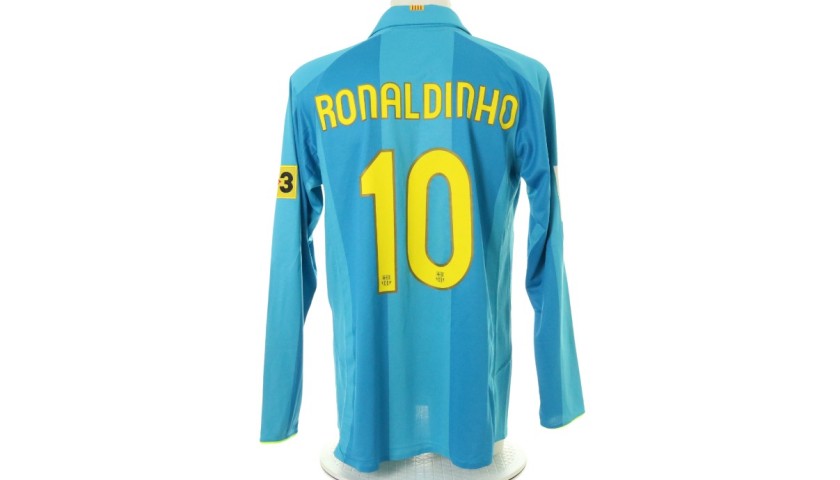 Ronaldinho's Barcelona Match Shirt, 2007/08