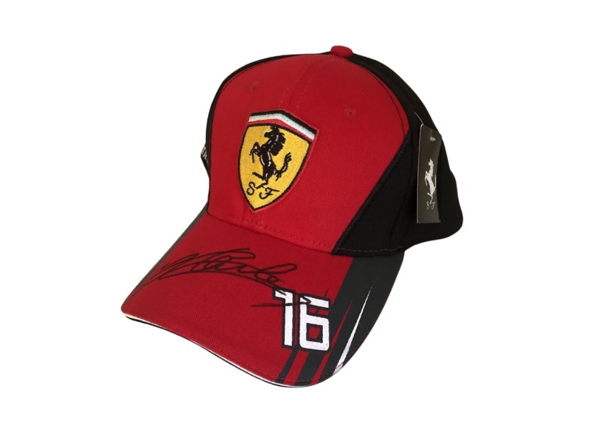 Leclerc Official Scuderia Ferrari Signed Cap, 2023