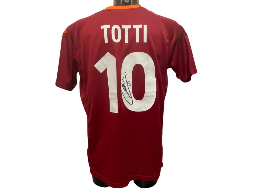 Maglia replica Totti Roma, 2000/01 - Autografata con video prova