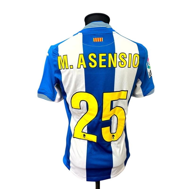 Asensio's Espanyol Match-Worn Shirt, 2015/16
