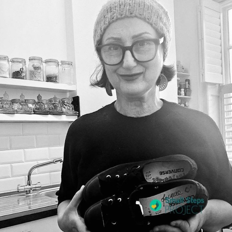 Le scarpe usurate e firmate di Jacquie O'Sullivan