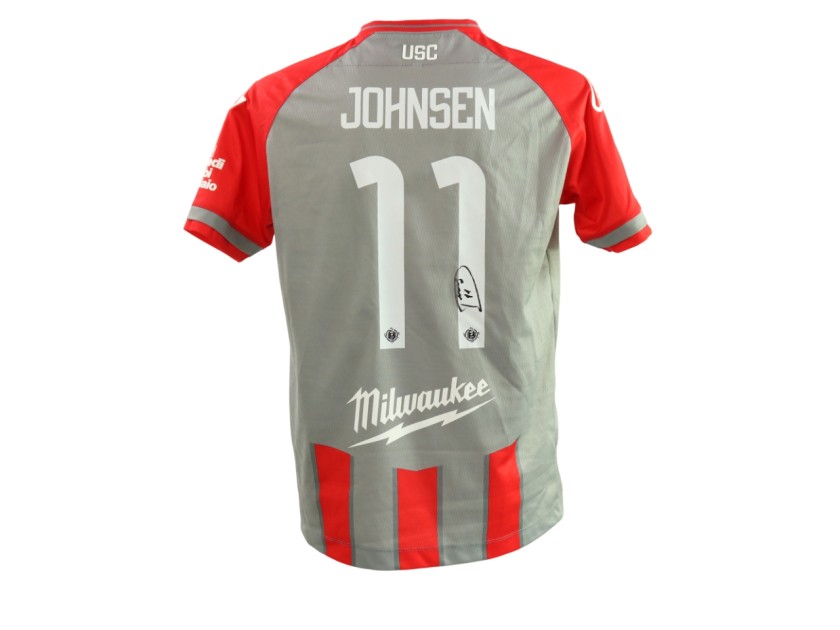 Johnsen's Signed Unwashed Shirt, Cremonese vs Juve Stabia Serie B Play-Off Semifinals 2025