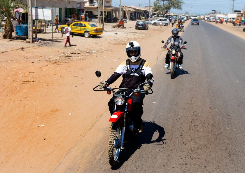 Win a Motorcycle Adventure Ride in The Gambia with Two Wheels for Life