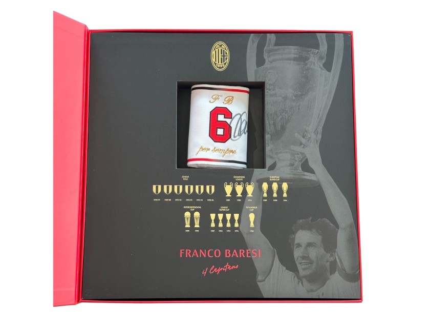 R- Baresi's Milan Limited Edition Signed Captain's Armband