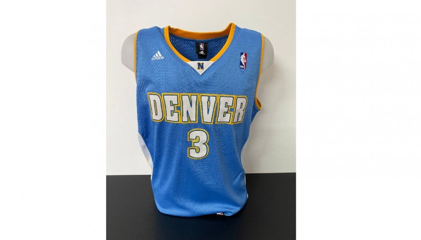 ALLEN IVERSON DENVER NUGGETS BABY BLUE Adidas Swingman NBA Jersey