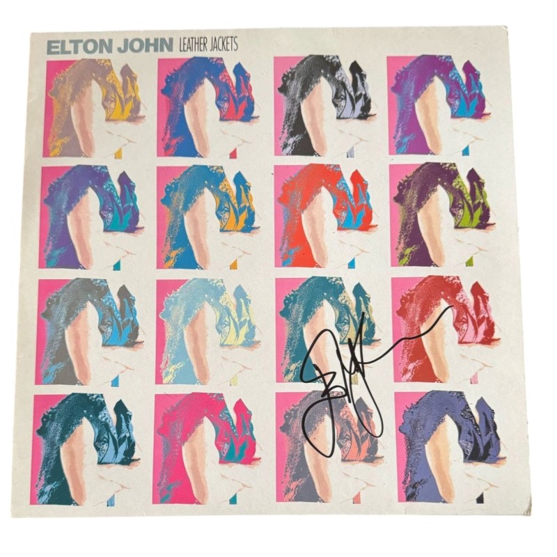 LP in vinile da Elton John - Autografato