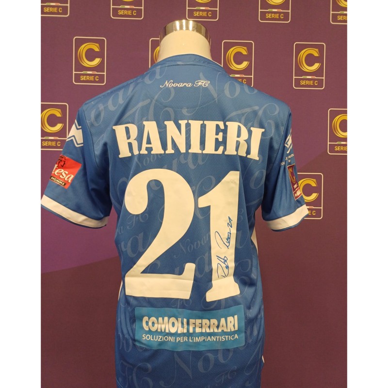 Ranieri's Novara Signed Issued Shirt, 2025/26