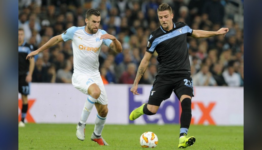 Milinkovic-Savic's Match Shirt, Marseille-Lazio 2018