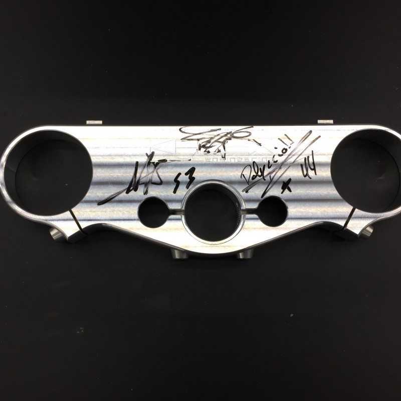 Kalex Upper Triple Clamp Signed by All the Kalex World Champions
