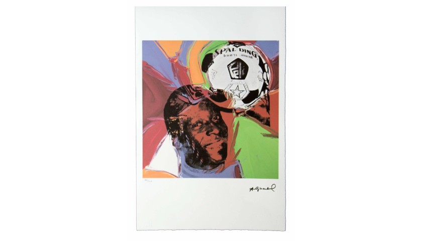 "Pele" - Original Lithograph by Andy Warhol