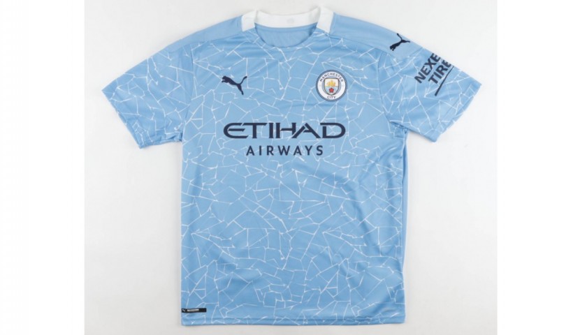 De Bruyne's Official Manchester City Signed Shirt, 2020/21