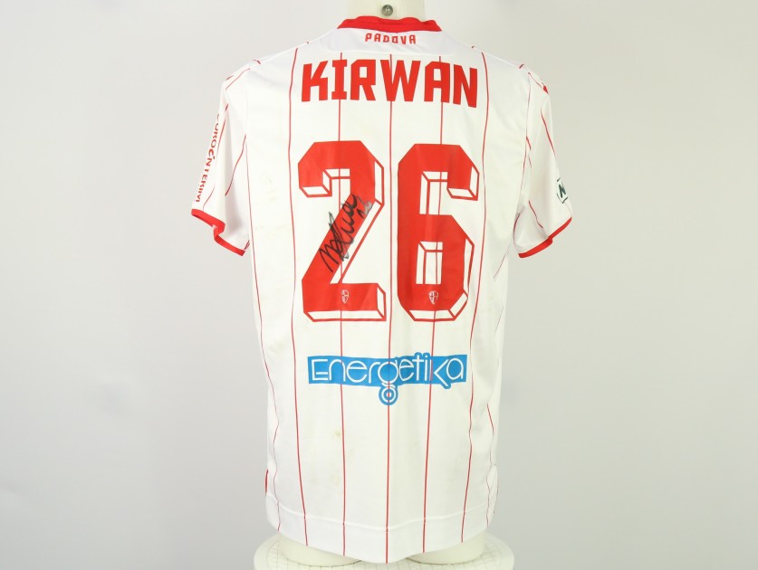 Kirwan's Unwashed Signed Shirt, Padova vs Vicenza 2024