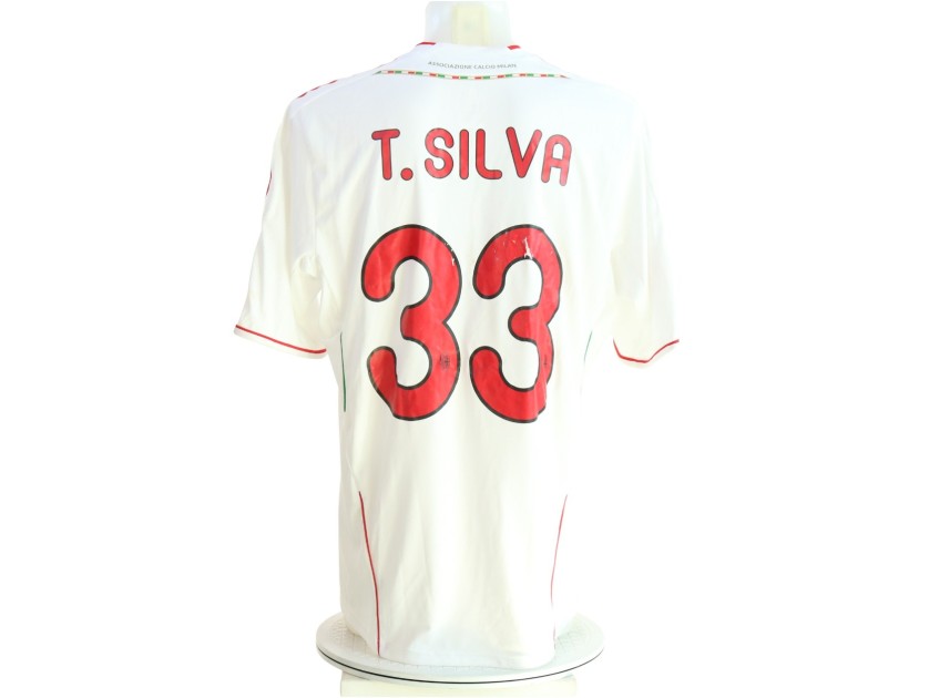 Thiago Silva's Match-Issued Shirt, Bayern Monaco vs Milan Audi Cup 2011