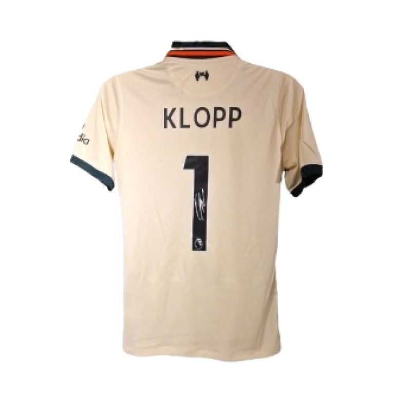 Maglia away replica Liverpool 2021/22 - Autografata da Jurgen Klopp 