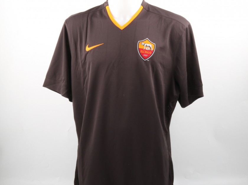Totti Match issued Shirt, Stagione 2014/15 - Signed