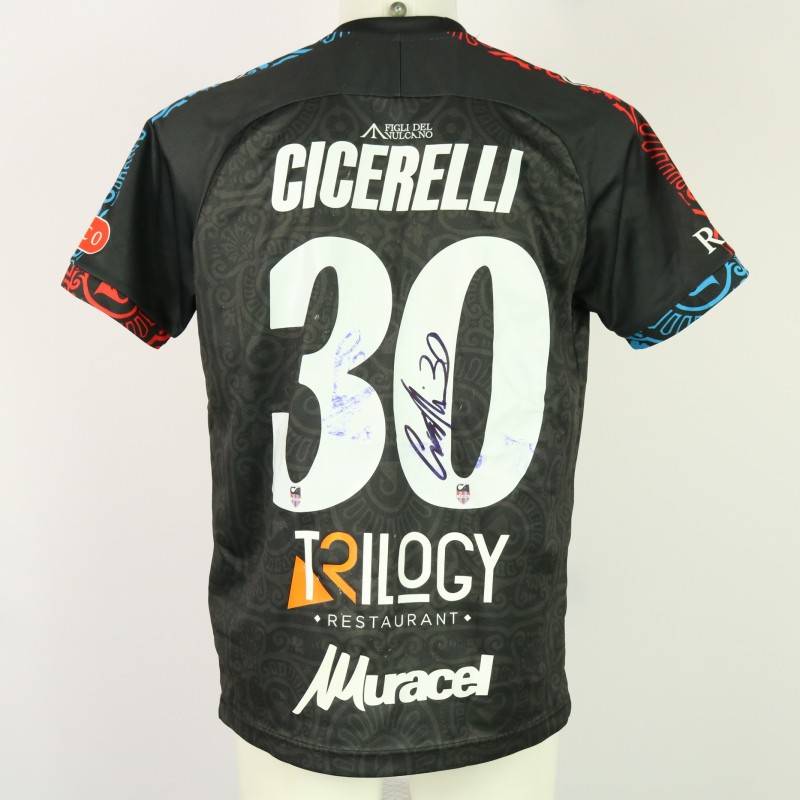 Cicerelli's Unwashed Signed Shirt, Padova vs Catania - Coppa Italia Serie C 2024 Final