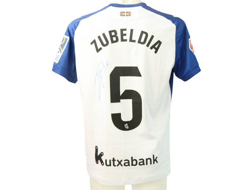 Zubeldia's Signed Unwashed Shirt, Real Sociedad vs Real Madrid 2024 "Chillida Limited Edition"