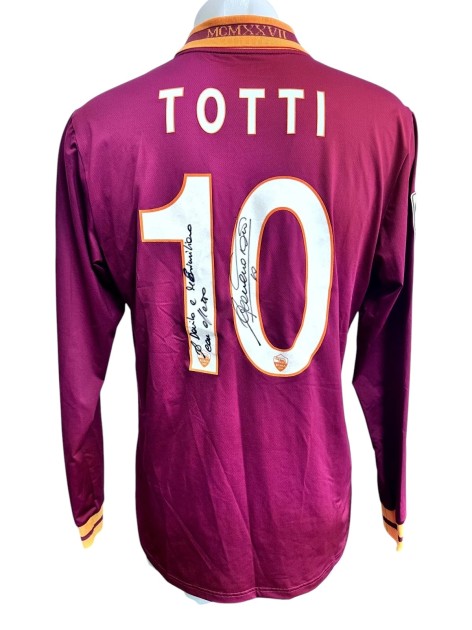 Maglia Gara Totti Roma, 2013/14 - Autografata