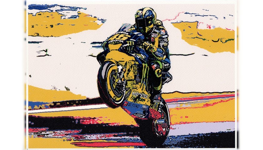 Valentino Rossi - Pop Artwork by Gabriele Salvatore 
