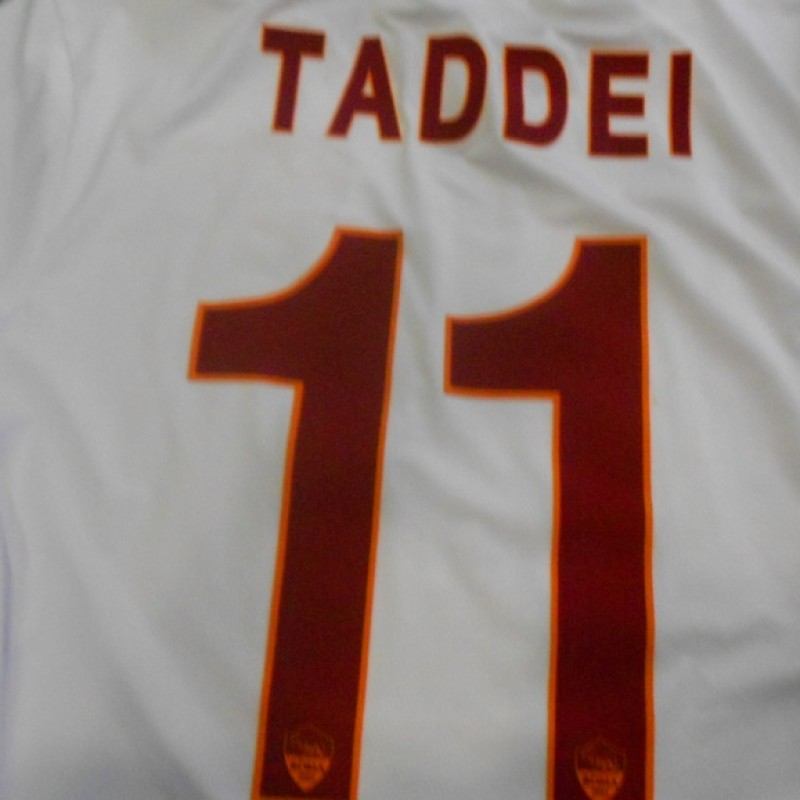 Rodrigo Taddei Roma shirt worn, Milan-Roma 2014/2015