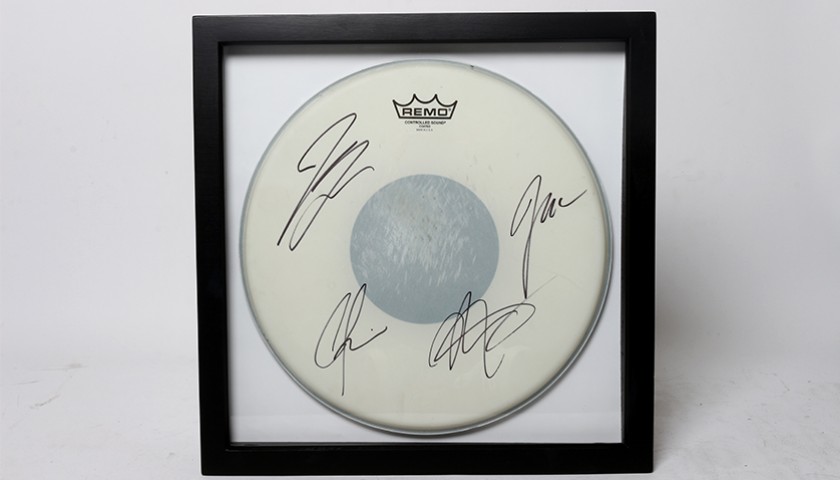 NATHAN FOLLOWILL – Kings Of Leon Signed Drum Head