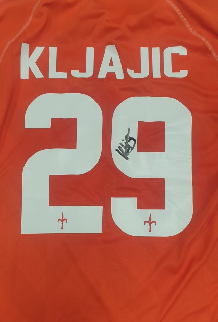 Kljajic's Signed Unwashed Shirt, AlbinoLeffe vs Triestina 2026 - Special Patch Earth Day