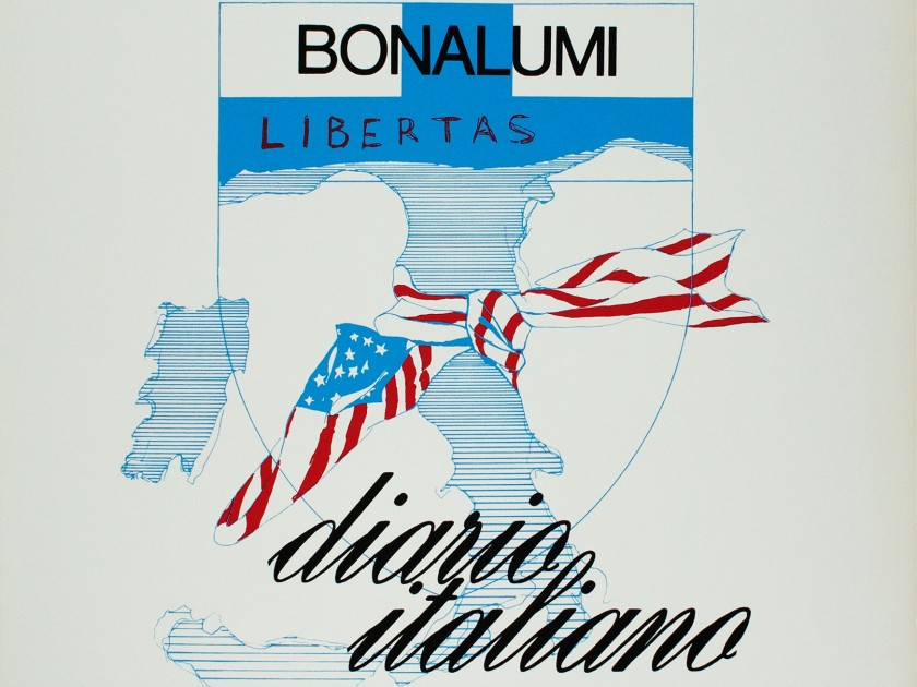 "Italian Diary" by Agostino Bonalumi, 1970