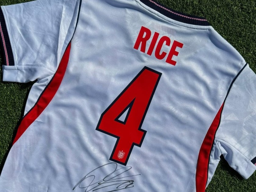 Declan Rice Signed England 2026-27 Football Shirt COA