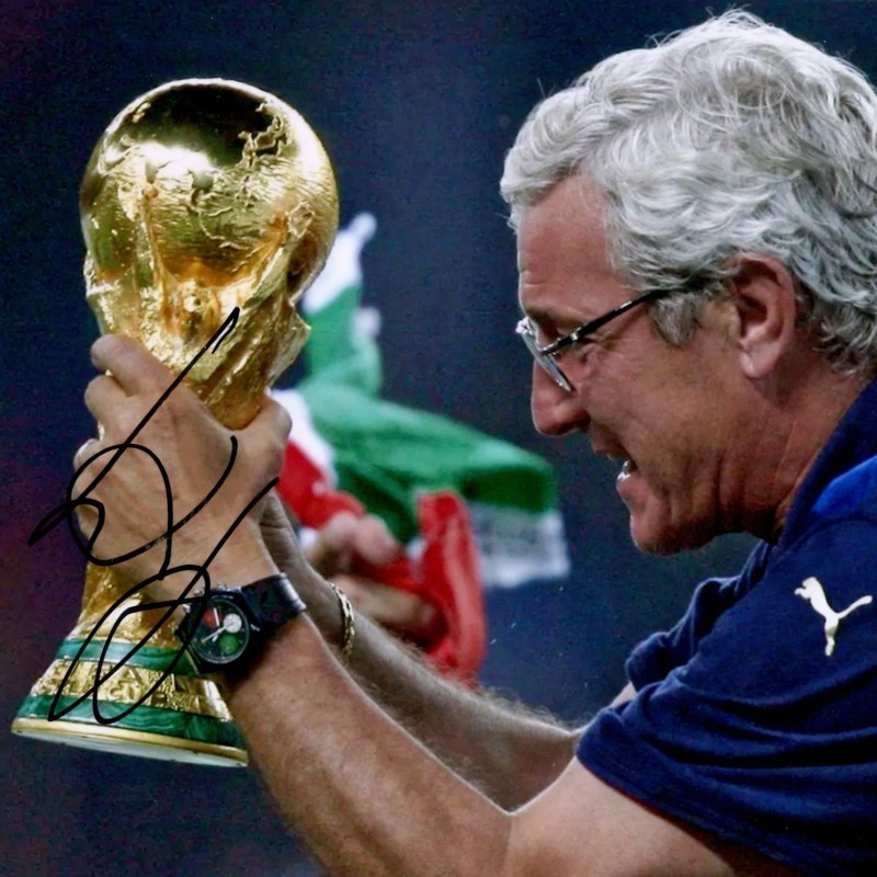 Photograph Signed by Marcello Lippi