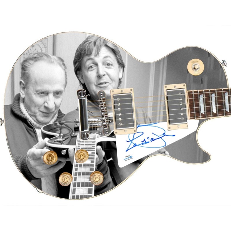 Les Paul Signed Custom Graphics Guitar