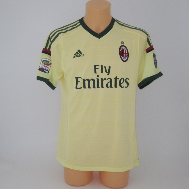 Milan Honda shirt issued/worn, Serie A 2014/2015