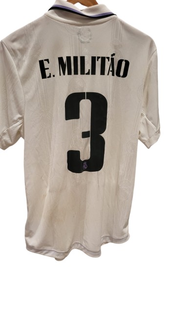 Eder Militao's Unwashed Shirt, Barcelona vs Real Madrid Copa del Rey 2023