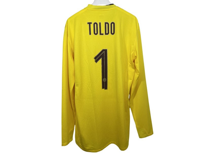 Toldo's Inter Milan Match-Issued Shirt, 2008/09