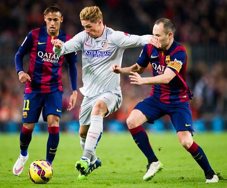 Torres' Atletico Madrid Signed Match Shirt, 2014/15