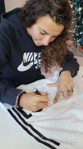 Caruso's Juventus Signed Match Shorts, 2021/22 