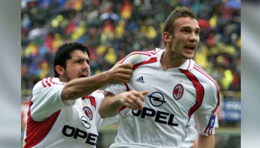 Shevchenko's Milan Match Shirt, Serie A 2000/01