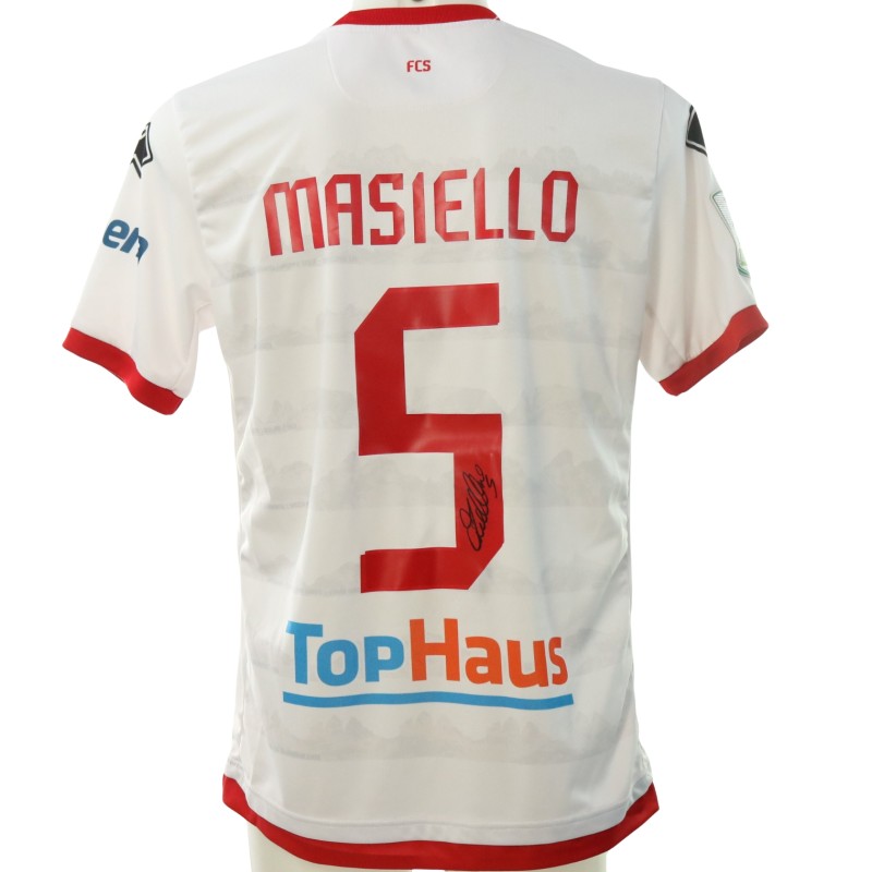 Masiello's Signed Unwashed Shirt, Sudtirol vs Sassuolo 2024