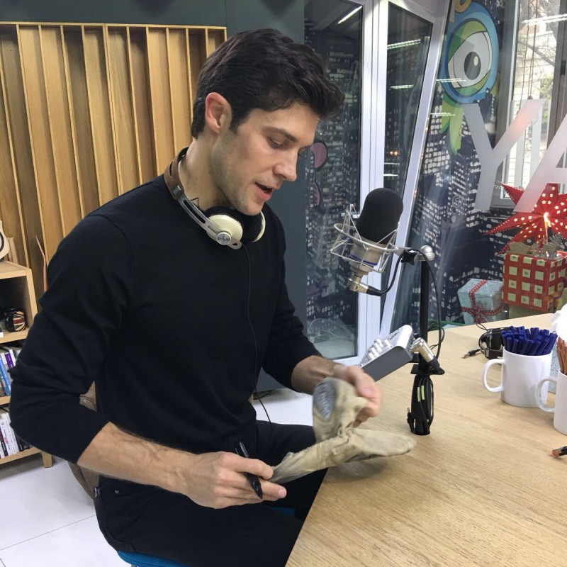 Roberto Bolle signned ballet shoes