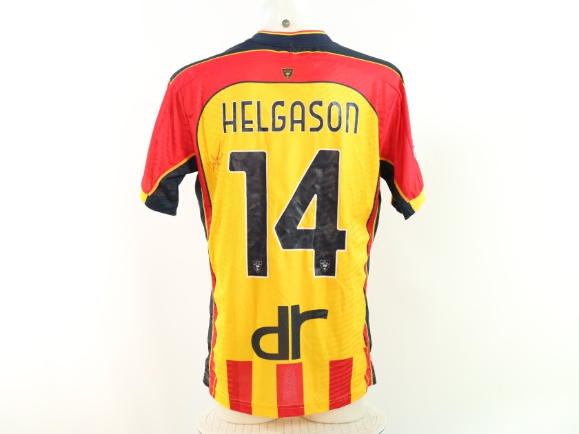 Helgason's Lecce vs Inter Signed Unwashed Shirt, 2025