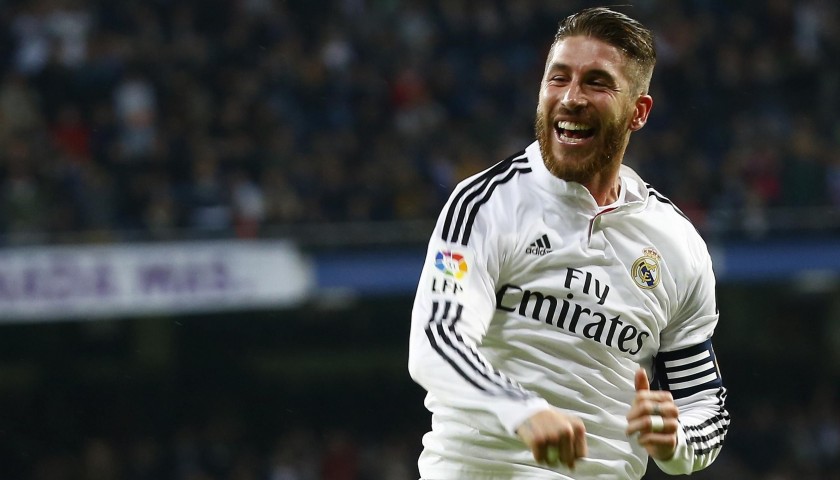 Charitybuzz: Sergio Ramos Autographed Real Madrid Jersey