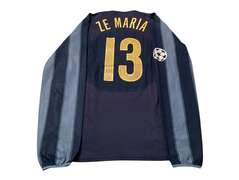 Ze Maria's Inter Milan Match-Worn Shirt, UCL 2005/06