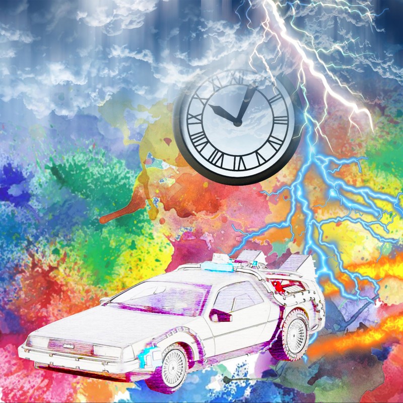 "Back to the Future" NFT by Mercury