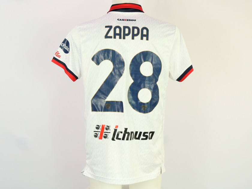 Maglia Zappa unwashed Monza vs Cagliari 2024 "Keep Racism Out"
