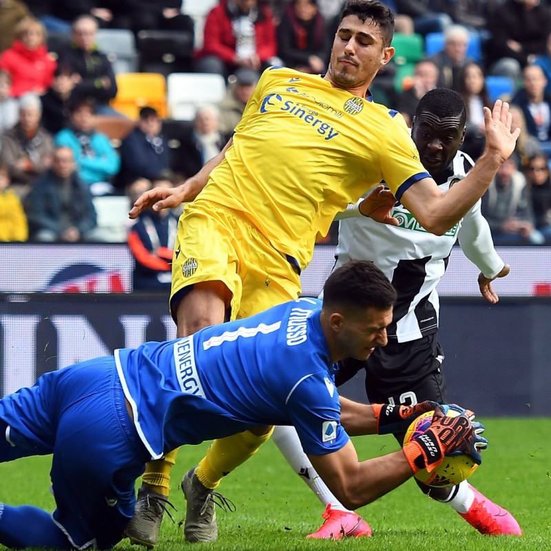 Faraoni's Worn and Signed Shirt, Udinese-Verona 2020 