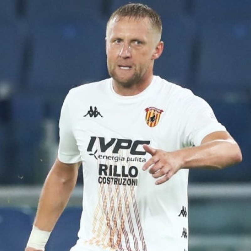 Glik's Benevento Match Shirt, 2020/21 - Signed by the Players